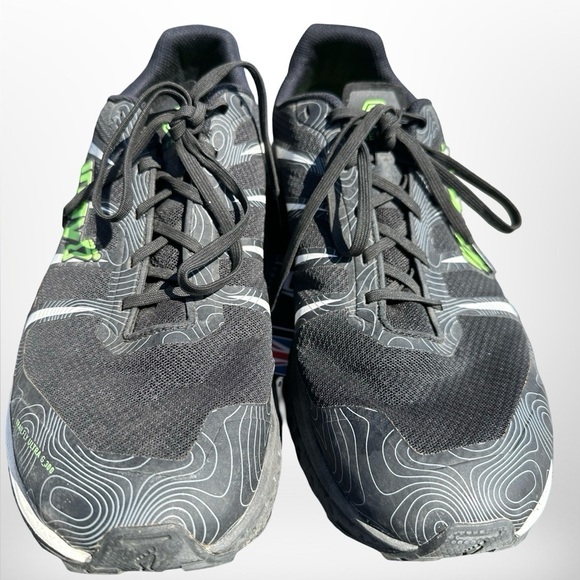 Inov-8 Ultra G 300 Max Black and Green Shoes - Picture 4 of 10